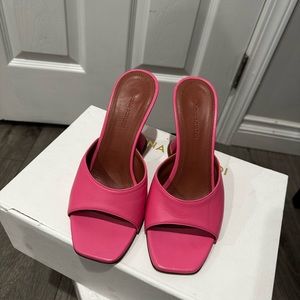 Amina Muaddi Lupita Slipper in Pink size 36.5